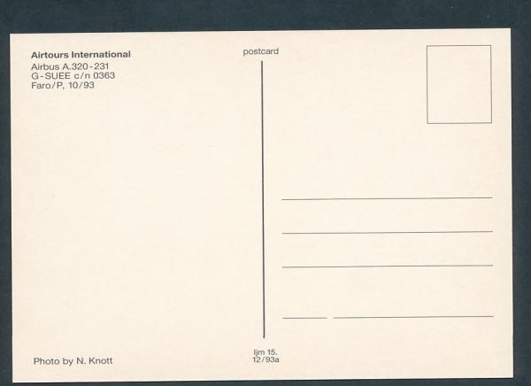 Airtours International, Airbus A.320-231